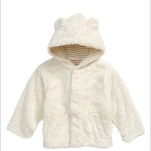 Stripe egret so soft minky magnetic jacket